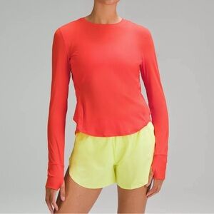 Lululemon UV Protection, Fold Over Running - Long Sleeve